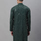 Sojanya Band Collar Sequined Pure Cotton Kurta | Swadesiicart
