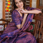 Kalini Woven Design Zari Silk Blend Banarasi Saree | Swadesiicart