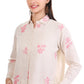 Jaitra Apparels Off White Embroidered Premium Pure Cotton Co-Ord Set For Women - Swadesiicart