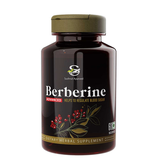 Sushrut Ayurved Good Health Berberine Veg Capsules - Sushrut Ayurved