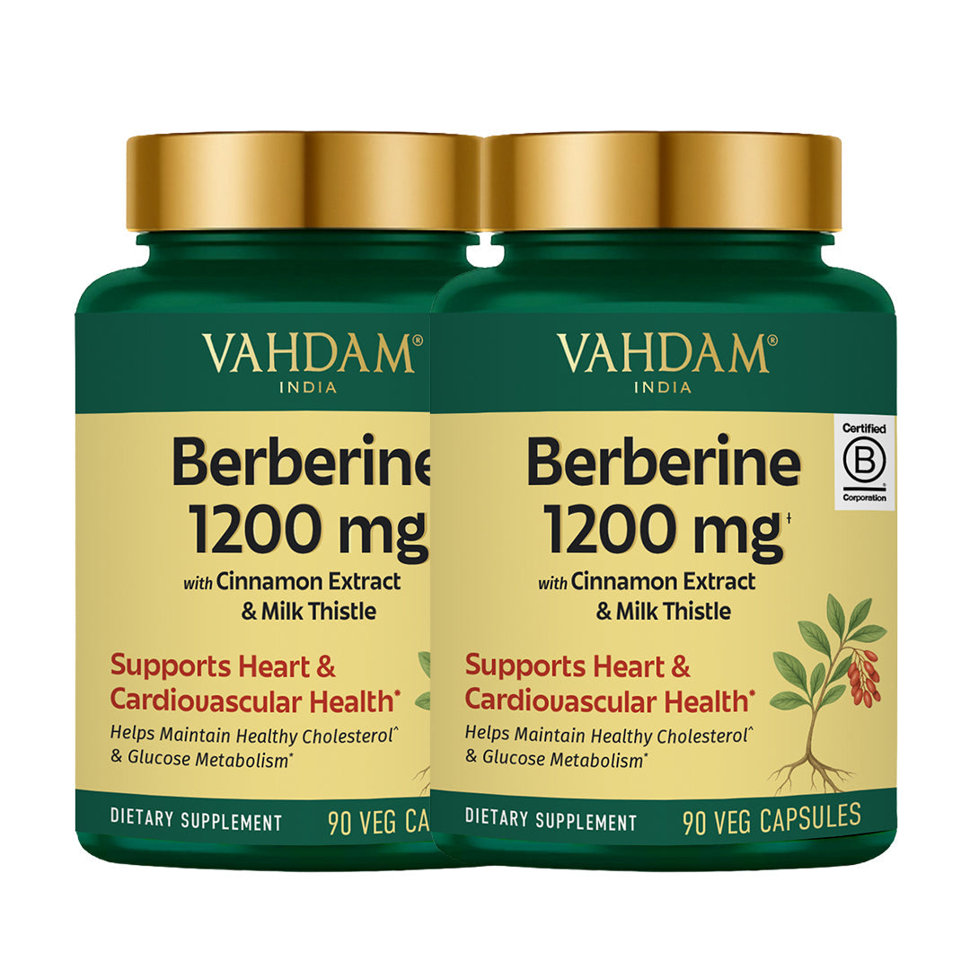 Berberine 1200 mg with Cinnamon Extract & Milk Thistle