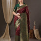 Anouk Woven Design Zari Banarasi Saree | Swadesiicart