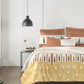 MYTRIDENT Road To Jaipur Brown Cotton 210 TC King Bedsheet & 2 Pillow Covers - Swadesiicart