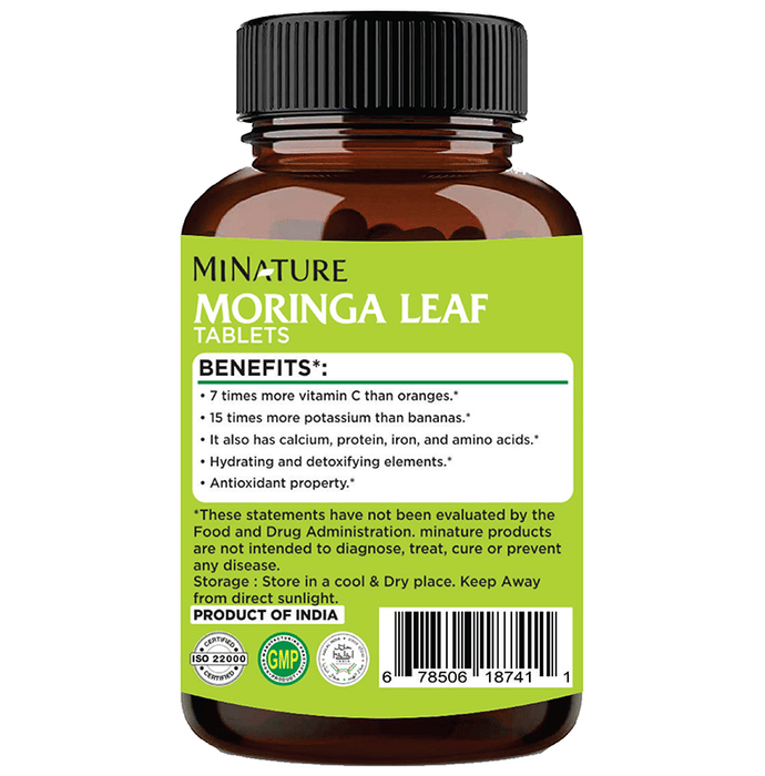 Minature 100% Natural Moringa Leaf Tablets | Swadesiicart