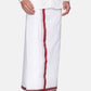 Sethukrishna Men White Solid Dhoti | Swadesiicart