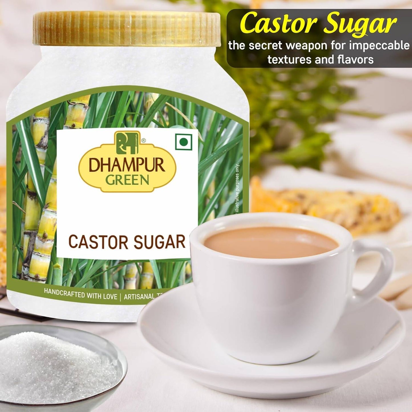 Dhampur Green Castor Sugar | Swadesiicart