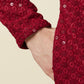Manyavar Floral Chikankari Embroidered Kurta With Pyjamas | Swadesiicart