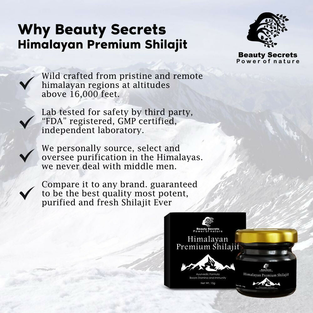 Beauty Secrets Pure Himalayan Sj Resin - Swadesiicart