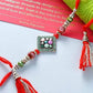 Designer Beads Rakhi N Assorted Chikki Combo | Swadesiicart