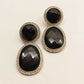 Black Smart Dangler Earrings With Rhino Stone Border| Earring For Women And Girls By House of Ree - Swadesiicart