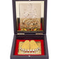 Golden Peacock Brown & 24 Ct Gold Foil Laxmi Ji Pooja Box | Swadesiicart