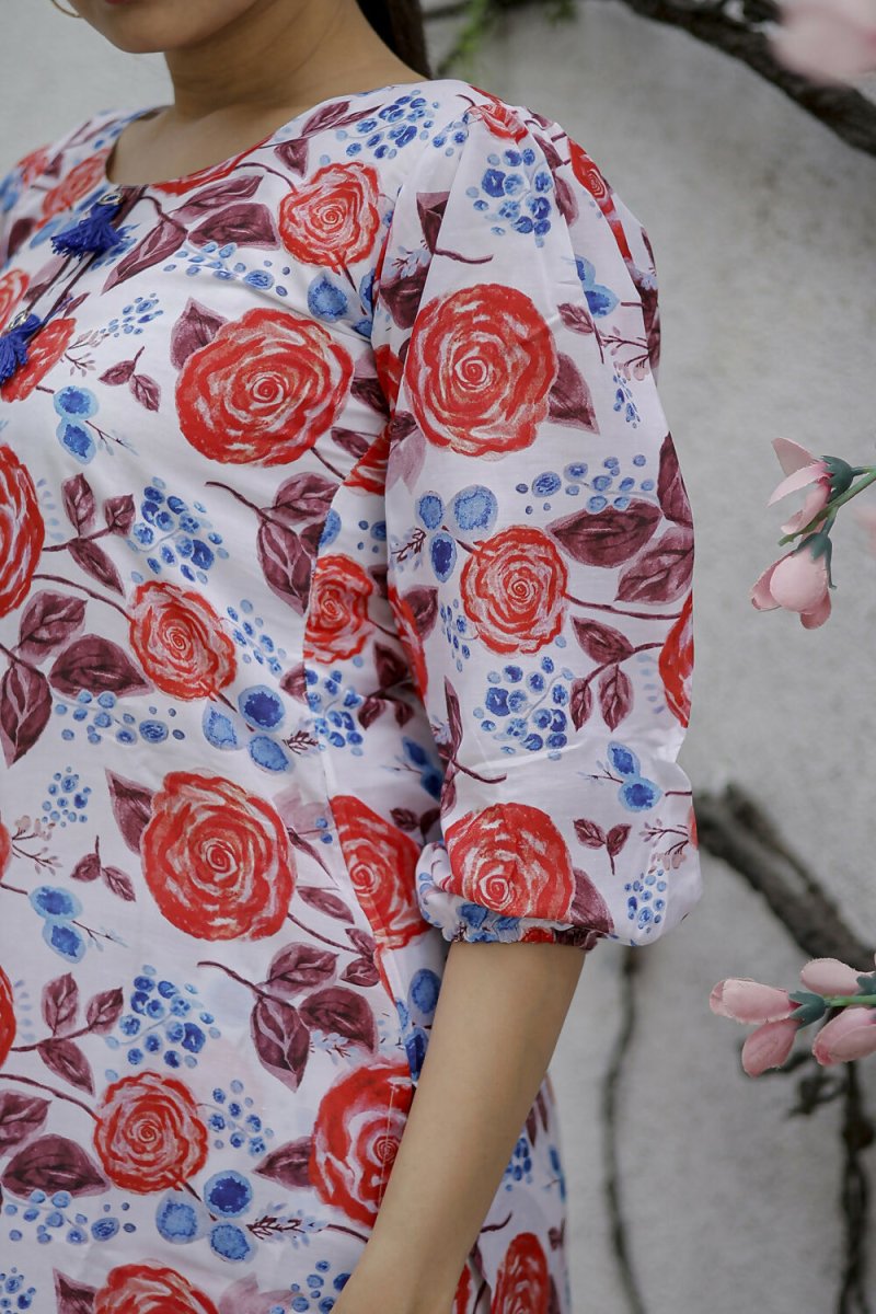 Aayaa Pure Muslin printed Multi Co-Ord Set - Multi Color - Swadesiicart