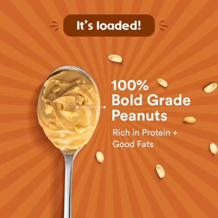Wow Life Science Crunchy Unsweetened Peanut Butter - Swadesiicart