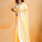 Vamsee Sikha Yellow Georgette Saree - Swadesiicart