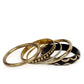 Brass Alloy Designer Brass Five Bangle Set - The Pari