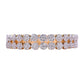 Gold-Polished Alloy Thin Flower American Diamond Bangle Set - The Pari - Swadesiicart