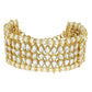 Gold-Polished Alloy Kundan Studded Bracelet - The Pari - The Pari - Dinesh Associates