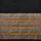 Black and Cream Narayanpet Silk Handloom Plain Saree with Traditional Border Design No Blouse - Global Threads | Swadesiicart