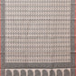 Black and White Cut Work Sico Cotton Saree with All Over and Border Design - Global Threads | Swadesiicart