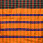 Black and Yellow ilkal Cotton Saree with Checks Design No Blouse - Global Threads | Swadesiicart