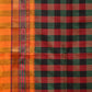 Black and Yellow ilkal Cotton Saree with Checks Design No Blouse - Global Threads | Swadesiicart
