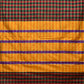 Black and Yellow ilkal Cotton Saree with Checks Design No Blouse - Global Threads | Swadesiicart