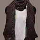 Black Bandhani Kanchipuram Silk Handloom Dupatta with Border Design - Global Threads | Swadesiicart