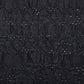 Black Bandhani Tussar Stole with Embroidary Work Design - Global Threads | Swadesiicart