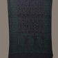 Black Bandhani Tussar Stole with Embroidary Work Design - Global Threads | Swadesiicart