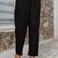 Yufta Black Cotton A Line Gathered Or Pleated Kurta Dupatta Set