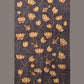 Black Kalamkari Hand Painted Sico Dupatta with Lotus and Fish Design - Global Threads | Swadesiicart