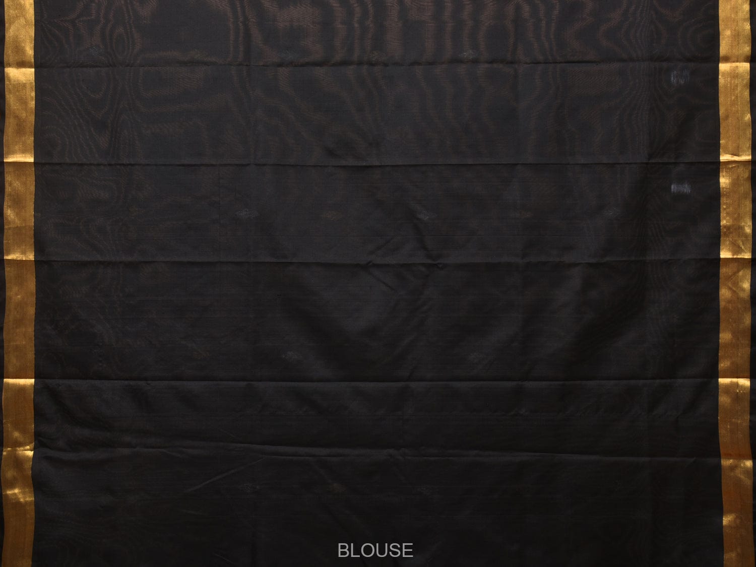 Black Uppada Silk Handloom Saree with Floral Pallu Design - Global Threads | Swadesiicart