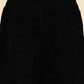 Yufta Black Velvet Zari Work CoOrd Set - Swadesiicart