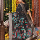 Anaita Black Linen Cotton Woven Saree With Blouse