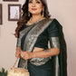 Anaita Black Banarasi Silk Saree With Weaving Work