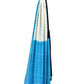 Blue and Black Pochampally Ikat Cotton Handloom Dupatta with Ganga-Jamuna Border - Global Threads | Swadesiicart