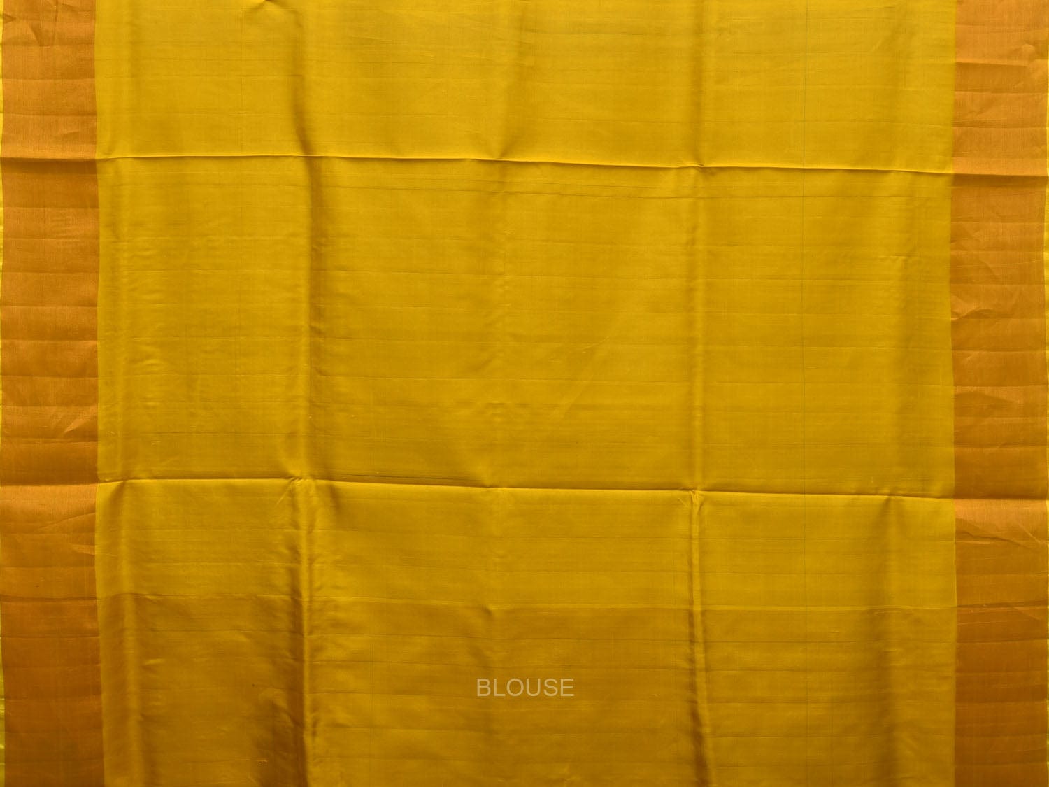 Blue and Yellow Uppada Silk Handloom Saree with One Side Border Design - Global Threads | Swadesiicart
