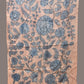 Blue Kalamkari Hand Painted Tussar Dupatta with Floral Design - Global Threads | Swadesiicart