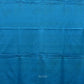 Blue Khadi Cotton Handloom Saree with Pallu and Border Design - Global Threads | Swadesiicart