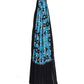 Blue Pochampally Ikat Telia Cotton Handloom Dupatta - Global Threads | Swadesiicart