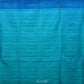 Blue Uppada Silk Handloom Saree with All Over Floral Design - Global Threads | Swadesiicart