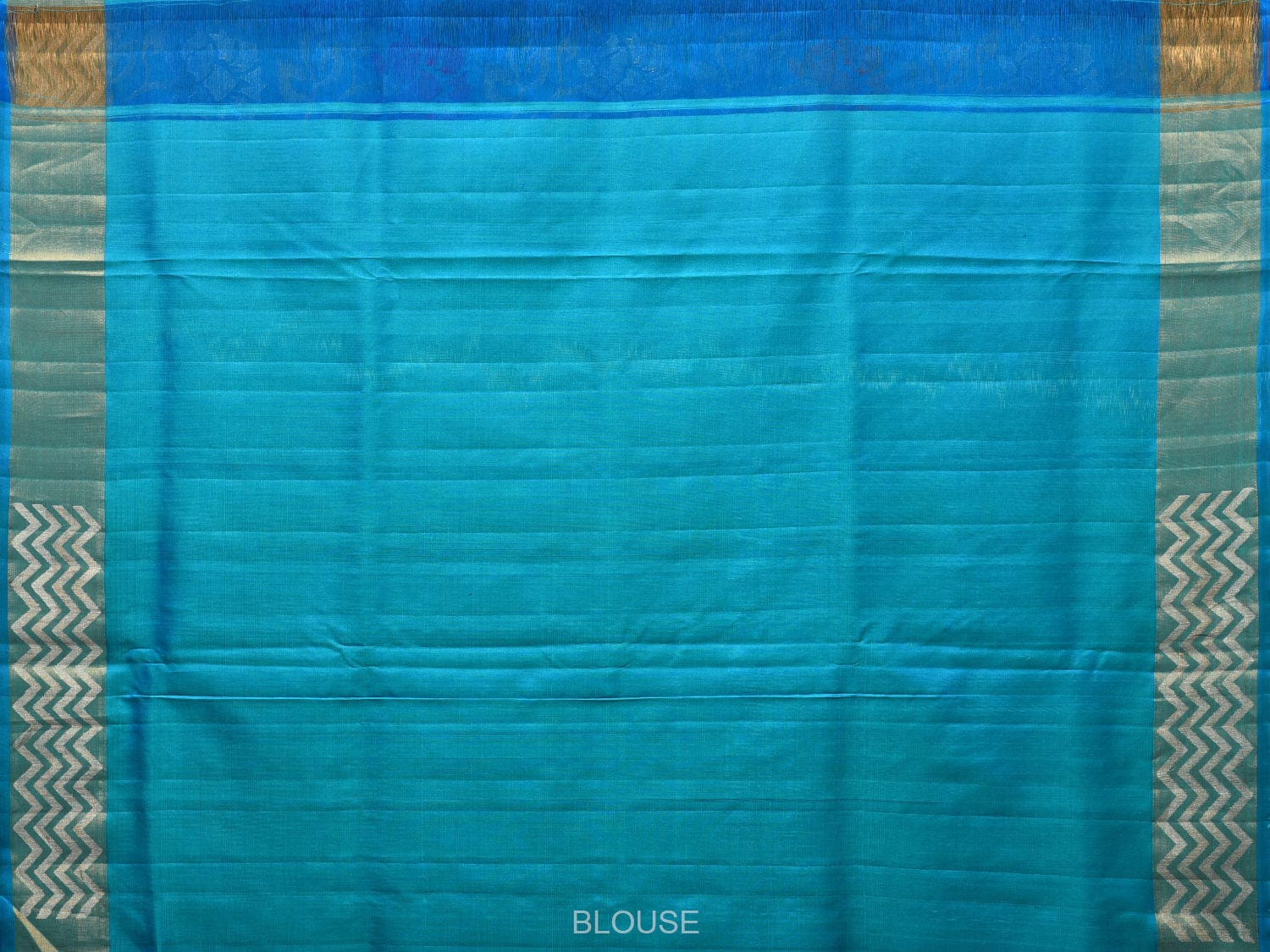 Blue Uppada Silk Handloom Saree with All Over Floral Design - Global Threads | Swadesiicart