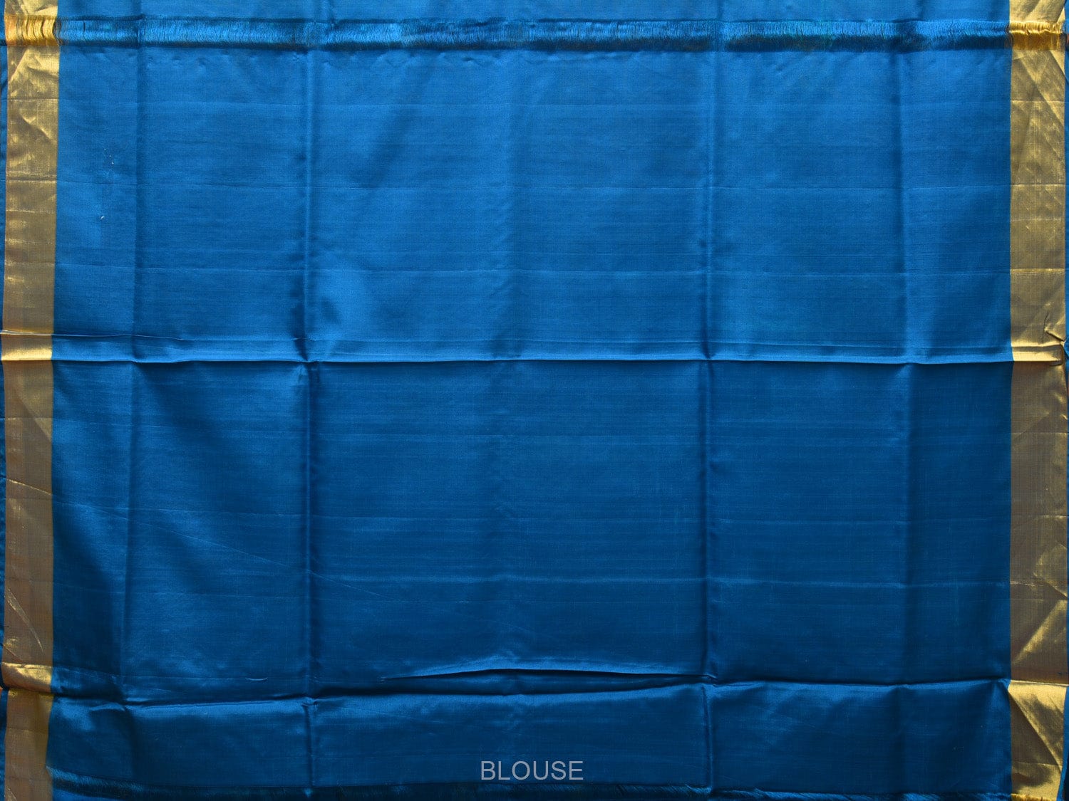 Blue Uppada Silk Handloom Saree with All Over Grill Design - Global Threads | Swadesiicart