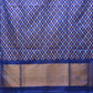 Blue Uppada Silk Handloom Saree with All Over Jamdani Design - Global Threads | Swadesiicart