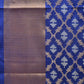 Blue Uppada Silk Handloom Saree with All Over Jamdani Design - Global Threads | Swadesiicart