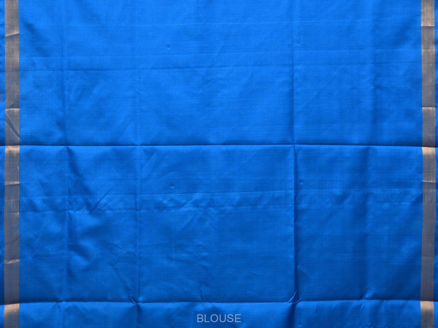 Blue Uppada Silk Handloom Saree with Border and Pallu Buta Design - Global Threads | Swadesiicart