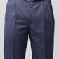 Bluebird Electric Blue Pleated Trouser | Swadesiicart