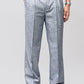 Bluebird Elegant Blue Check Pleated Trouser | Swadesiicart