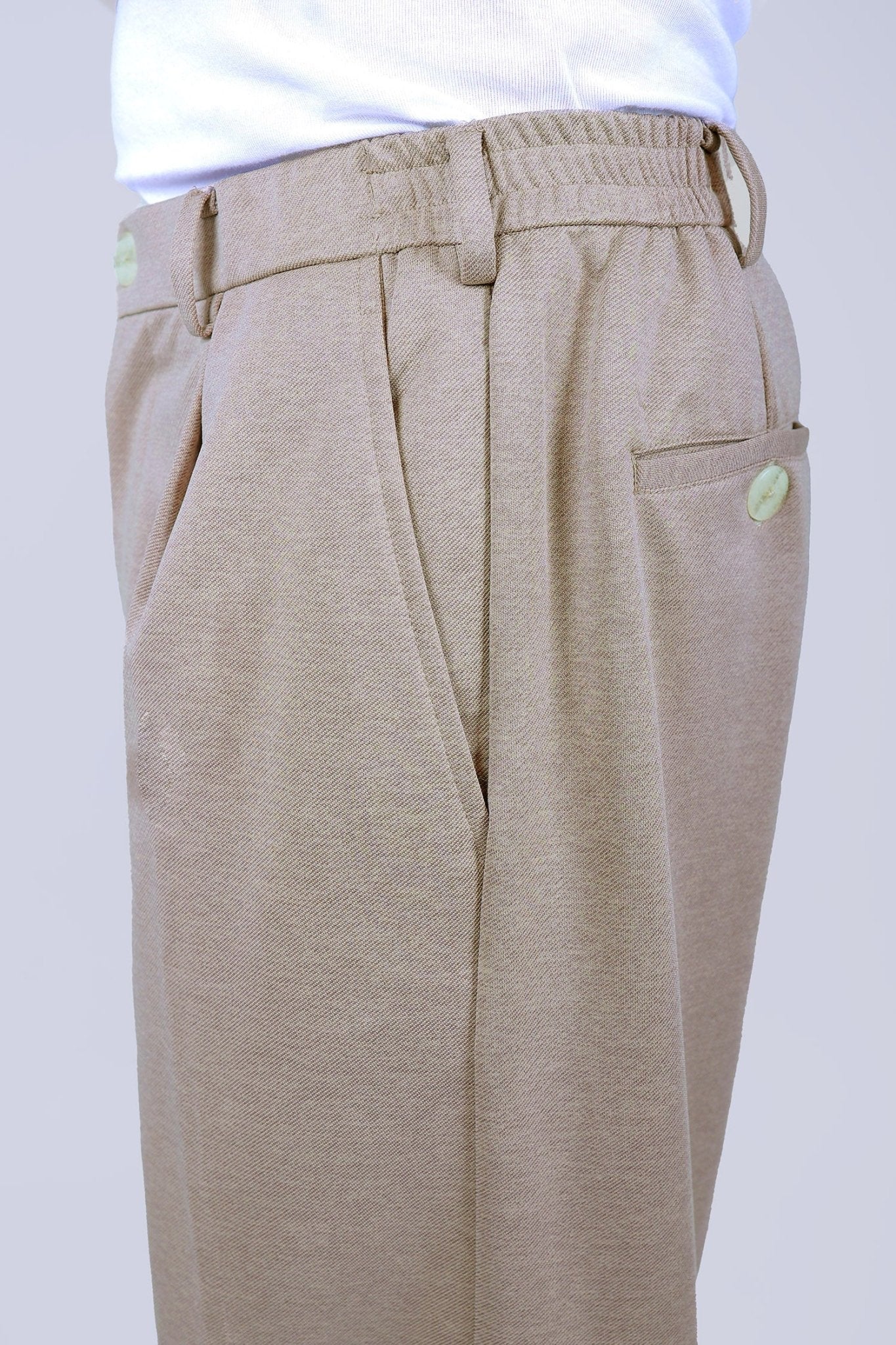 Bluebird Beige Color Korean Style Pant | Swadesiicart