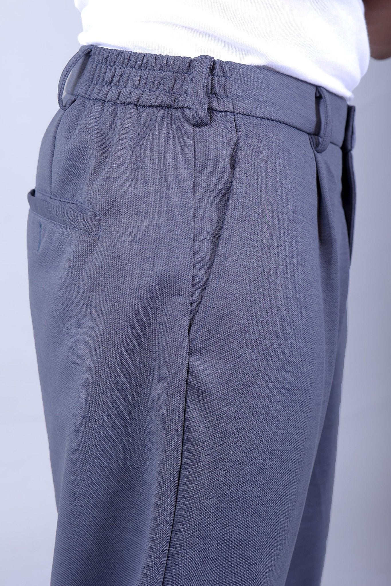 Bluebird korean pleated pant grey color | Swadesiicart